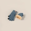 Knitted gloves for warmth and anti-slip, thickened cotton fleece gloves for women in autumn and winter Specification image